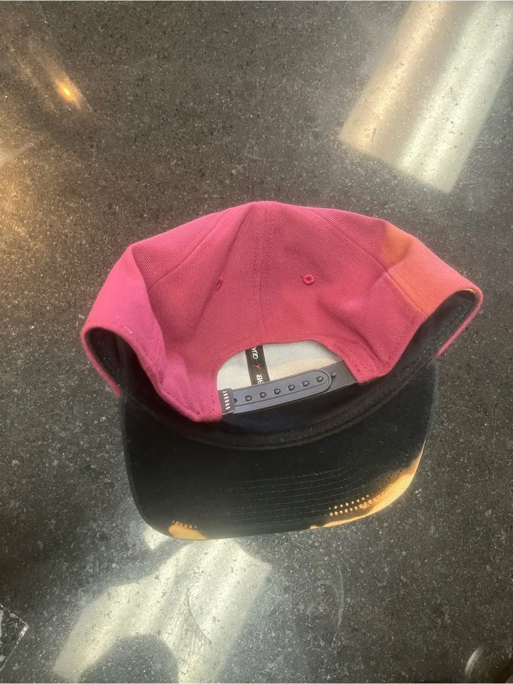 Nike Jordan good condition Snapback Hat in Burgundy and Black with White Jumpman
